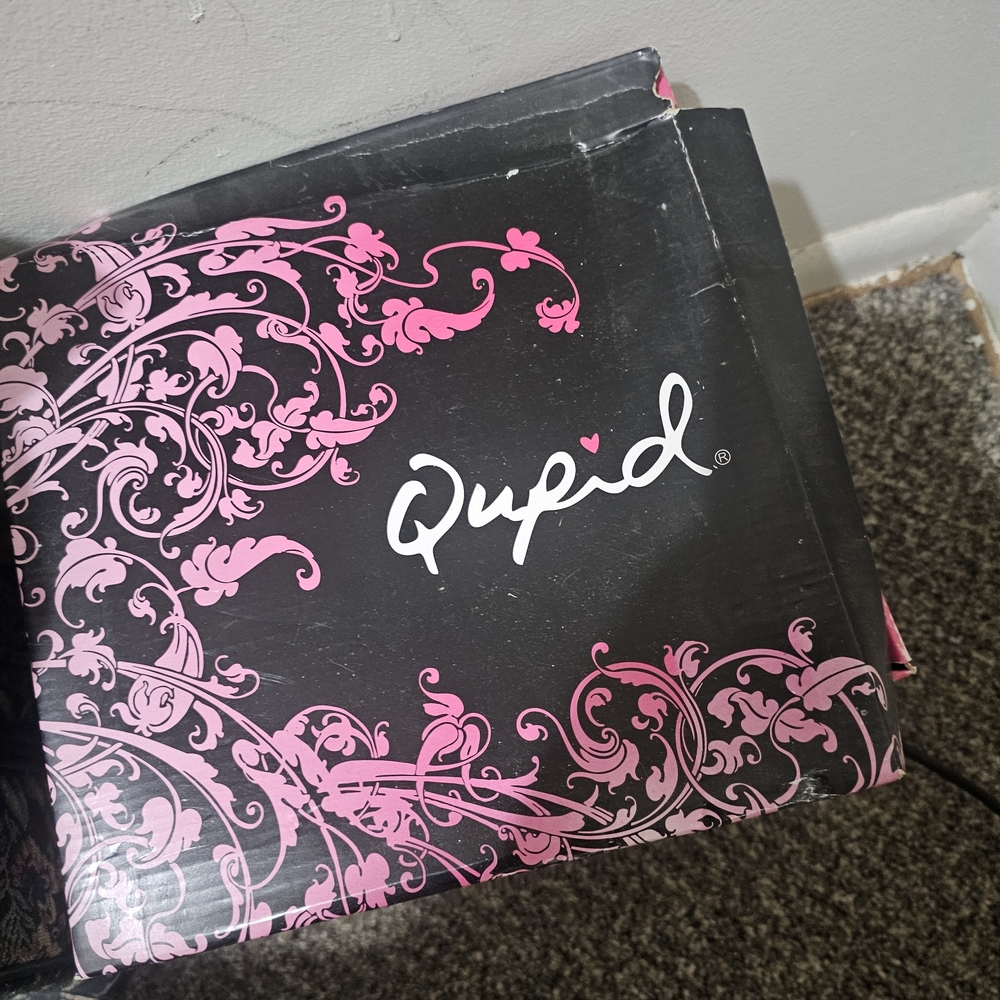 Qupid Black and Pink Decorative Box